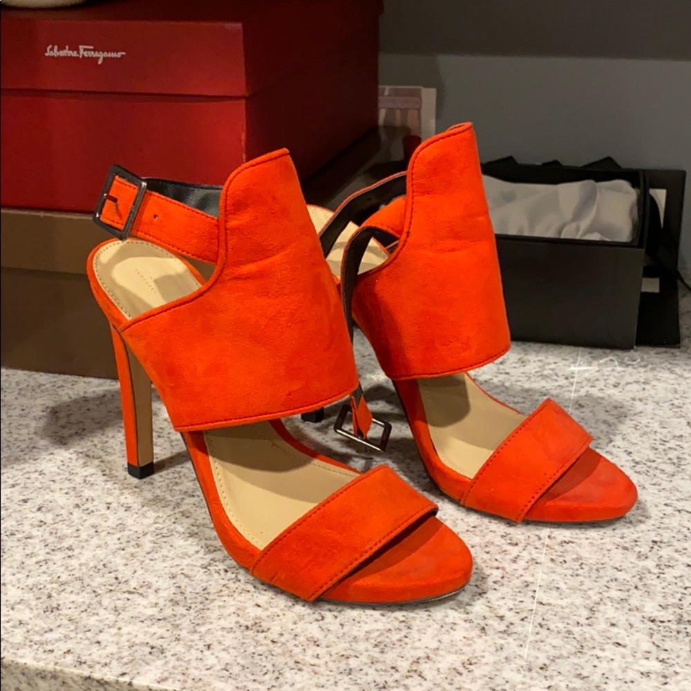 Zara wrap around heels